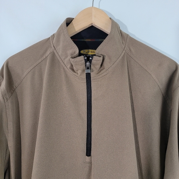 GREG NORMAN Play Dry Men's Gray Water Repellent Windproof Gold Jacket Size XL - Picture 2 of 12